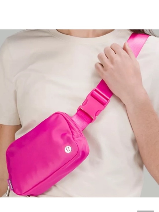 lululemon athletica Handbags - Lululemon Sonic Pink 1L Belt Bag NWT